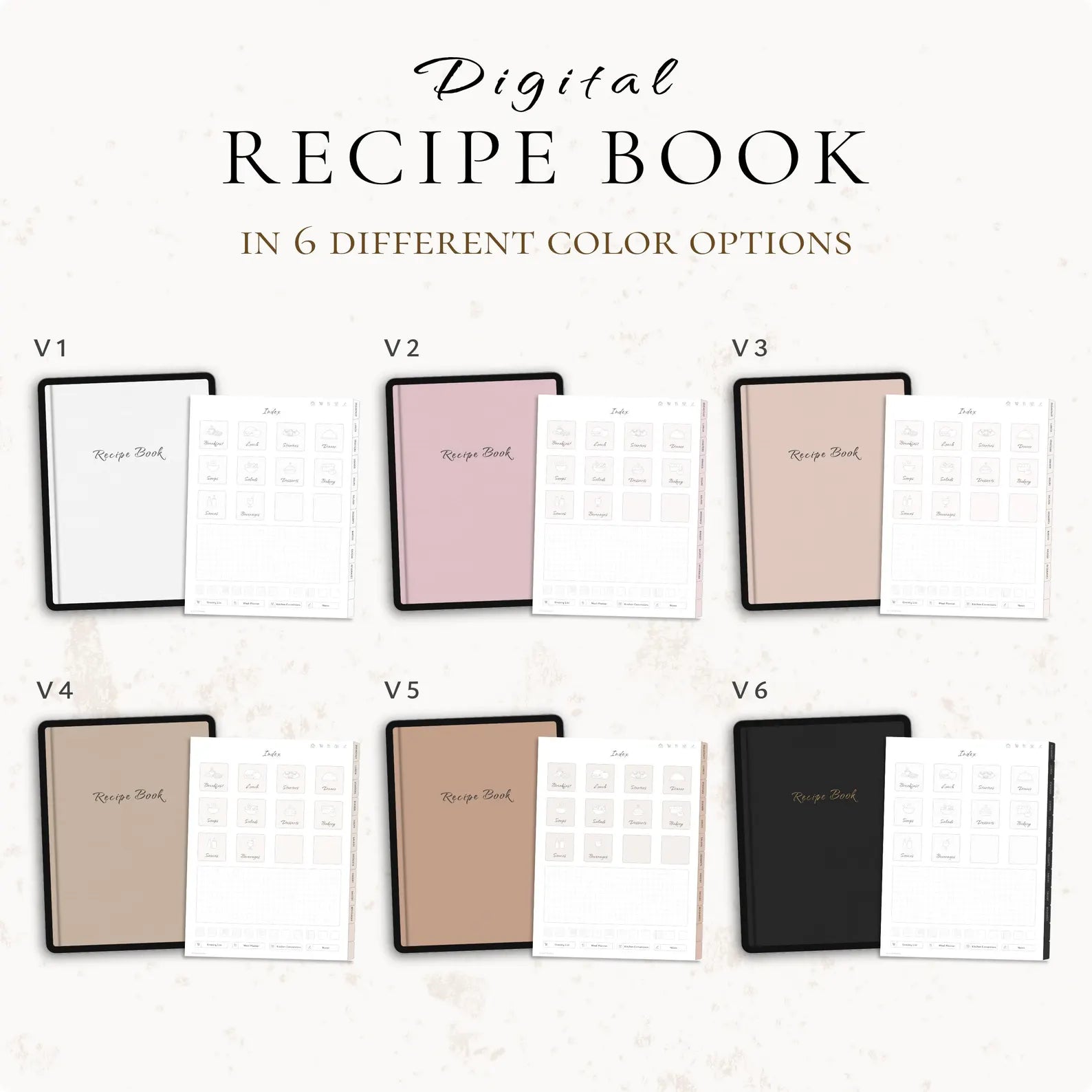 Digital Recipe Organizer Preview